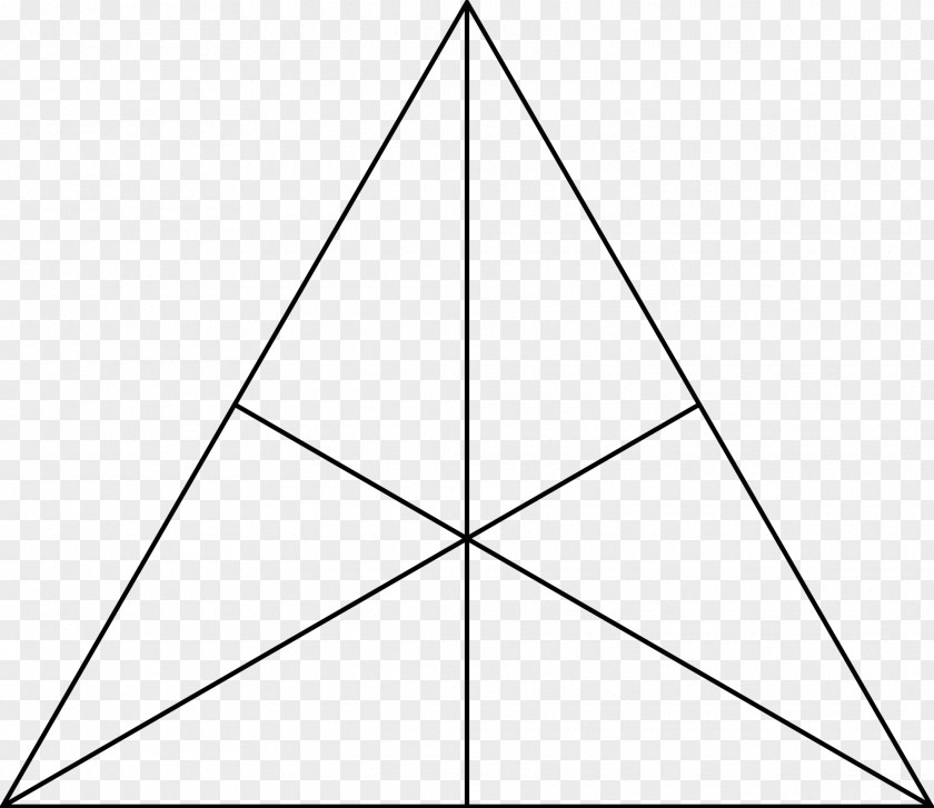 Triangle Equilateral Median Polygon PNG