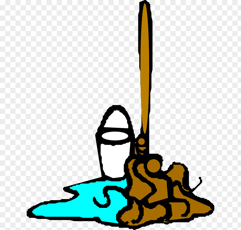 Cleaning Cartoon Mop Bucket Cleaner Clip Art PNG