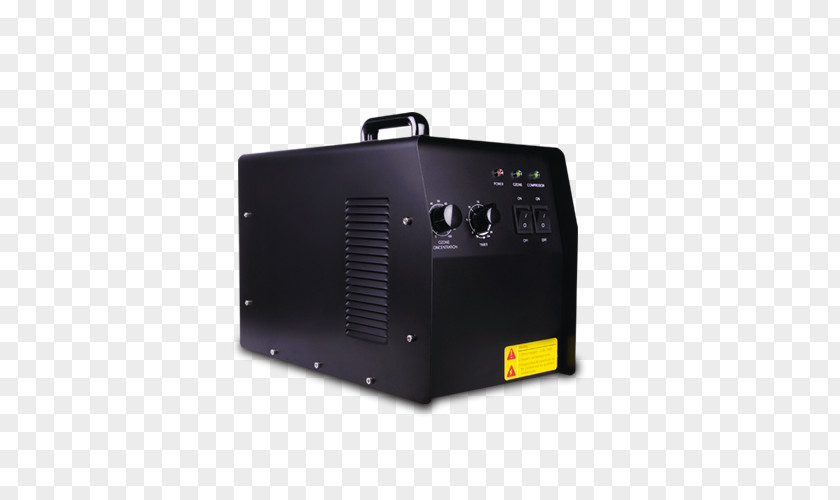 Yellow Label Black Power Supply Box Converters Electronics Ozone Generator PNG