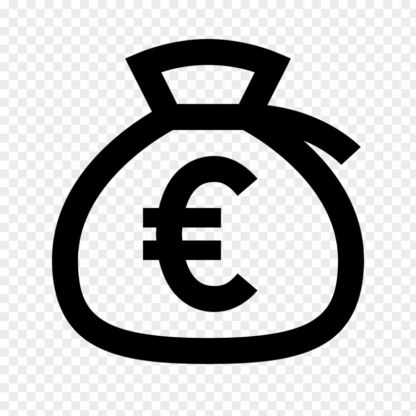 Euro Money Bag Currency Symbol PNG