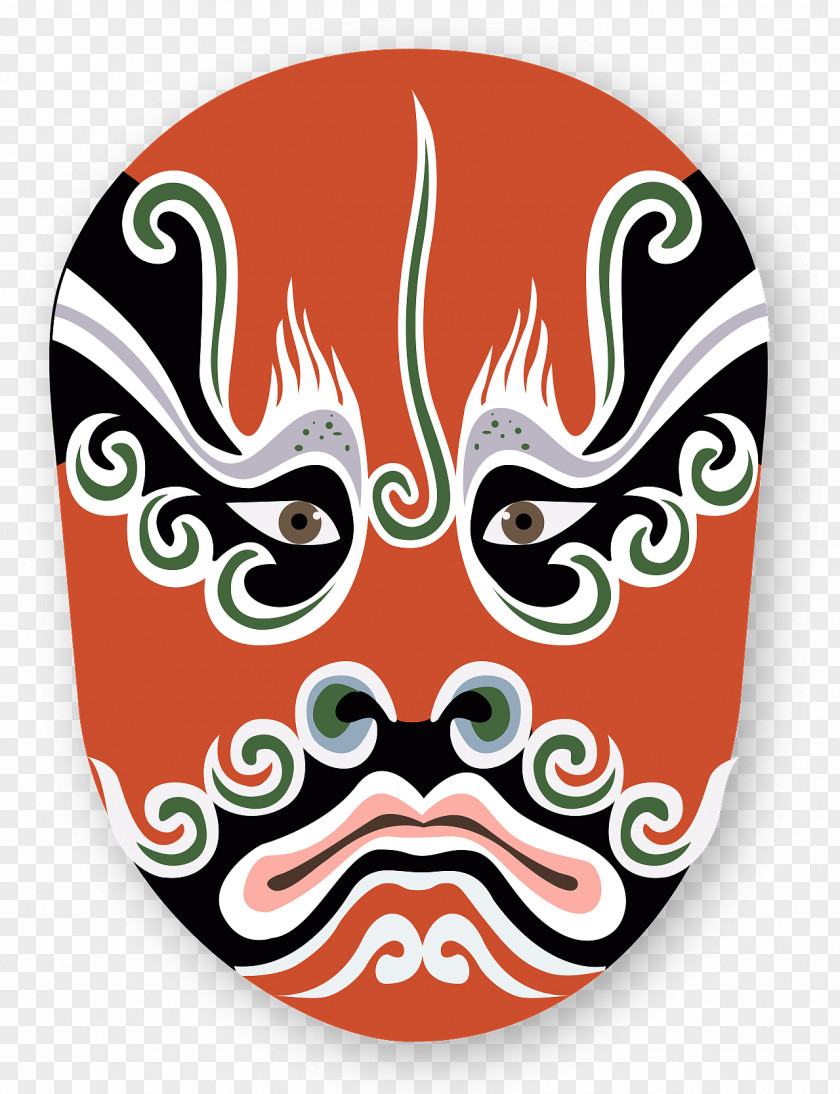 Pert Beijing Peking Opera Mask Chinese PNG