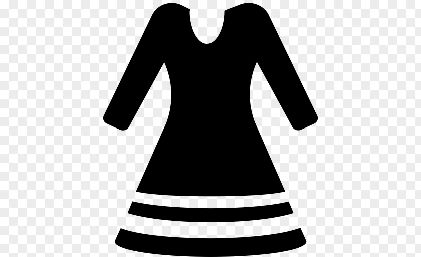 Tshirt Neck Clothing Black Dress Sleeve Little PNG
