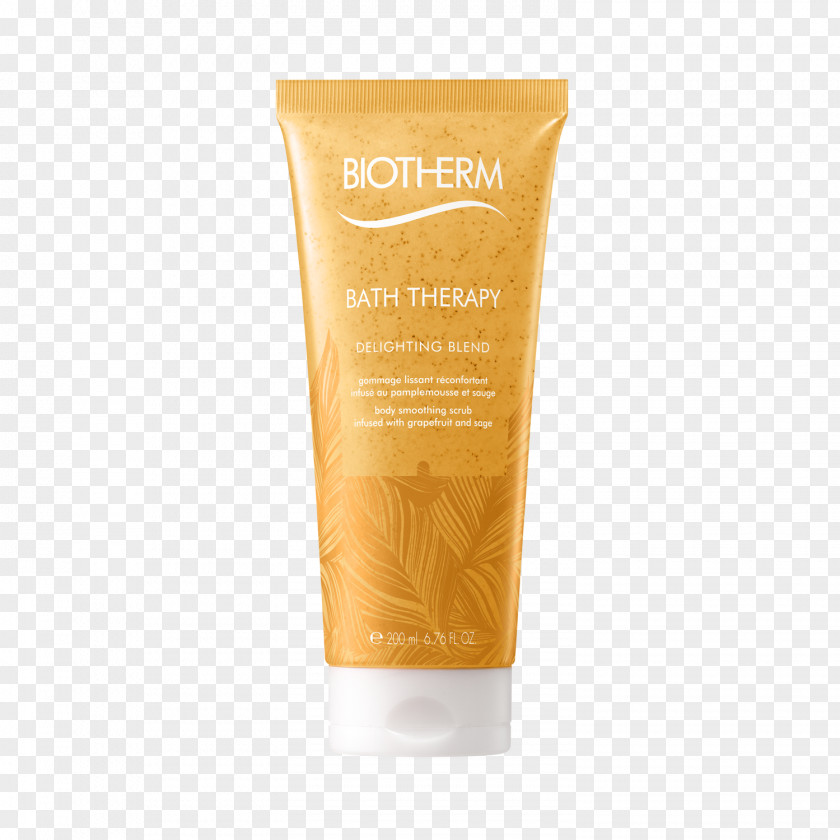 Body Scrub Exfoliation Cream Bathing Biotherm PNG