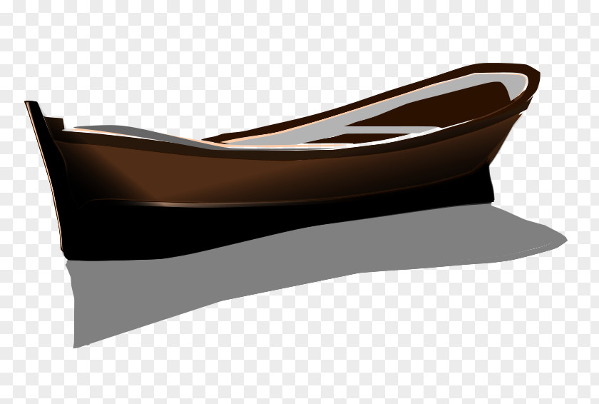 Brown Cartoon Boat Clip Art PNG