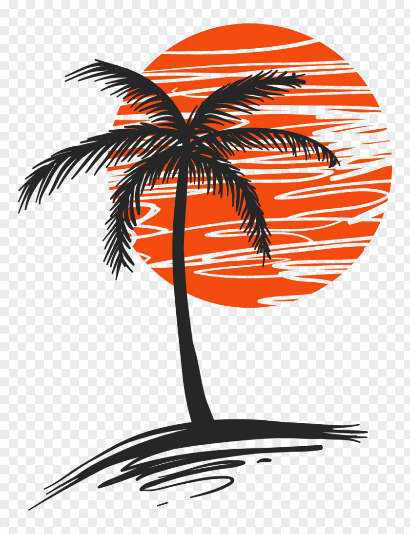 Illustration Of Palm Trees Arecaceae Euclidean Vector Clip Art PNG