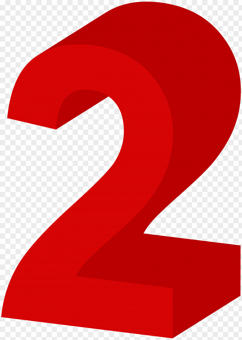 Number Two Red Clip Art Image File Formats Lossless Compression PNG