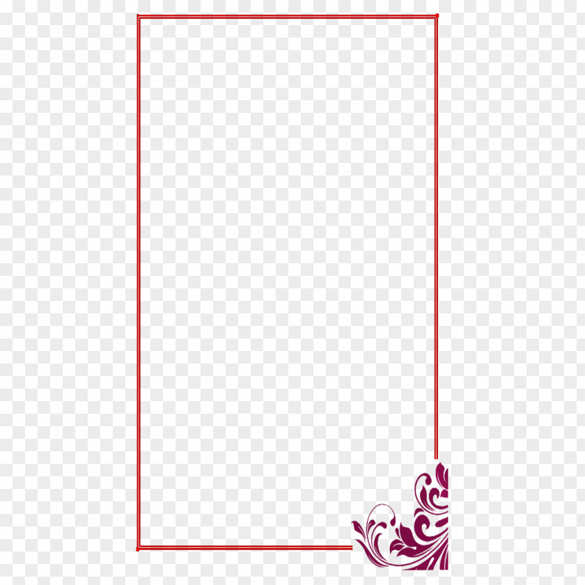 Free Creative Pattern Border Download Motif Red Clip Art PNG