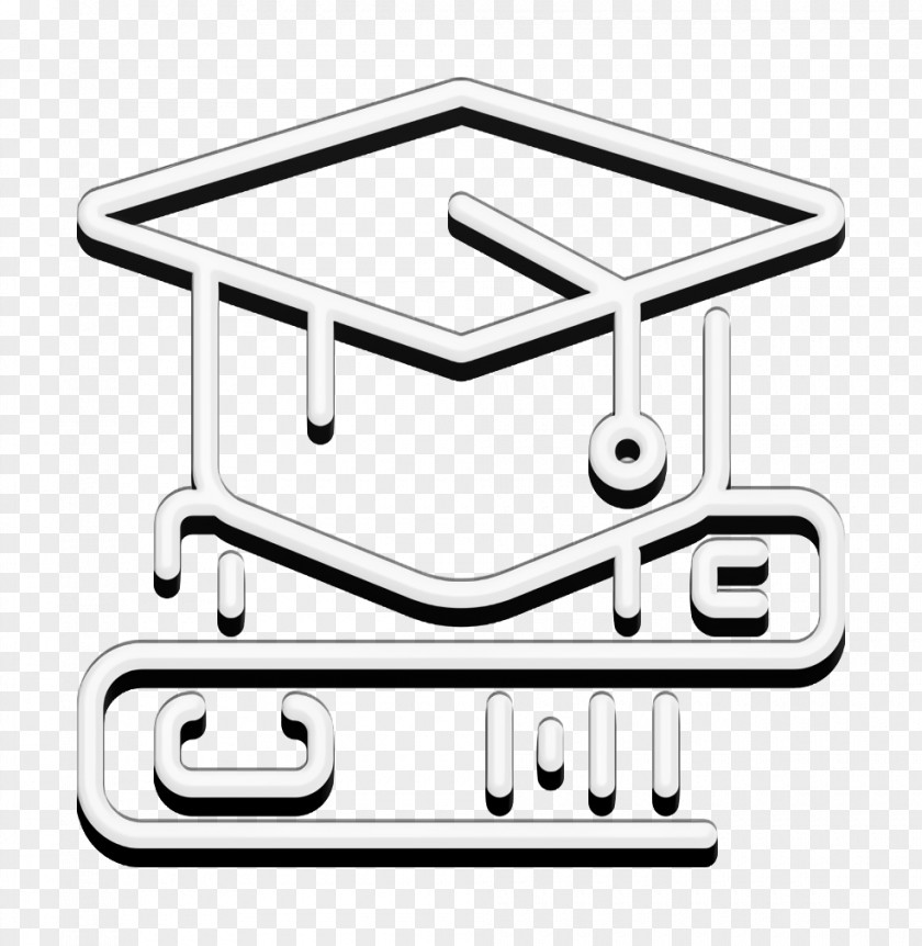 Mortarboard Icon Education Student PNG