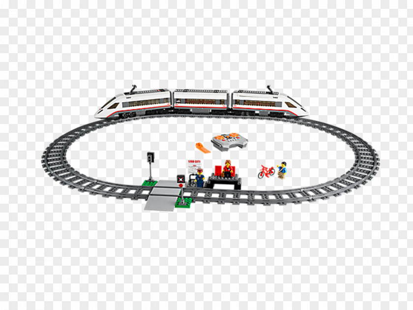 Train LEGO 60051 City High-Speed Passenger Hamleys Lego PNG