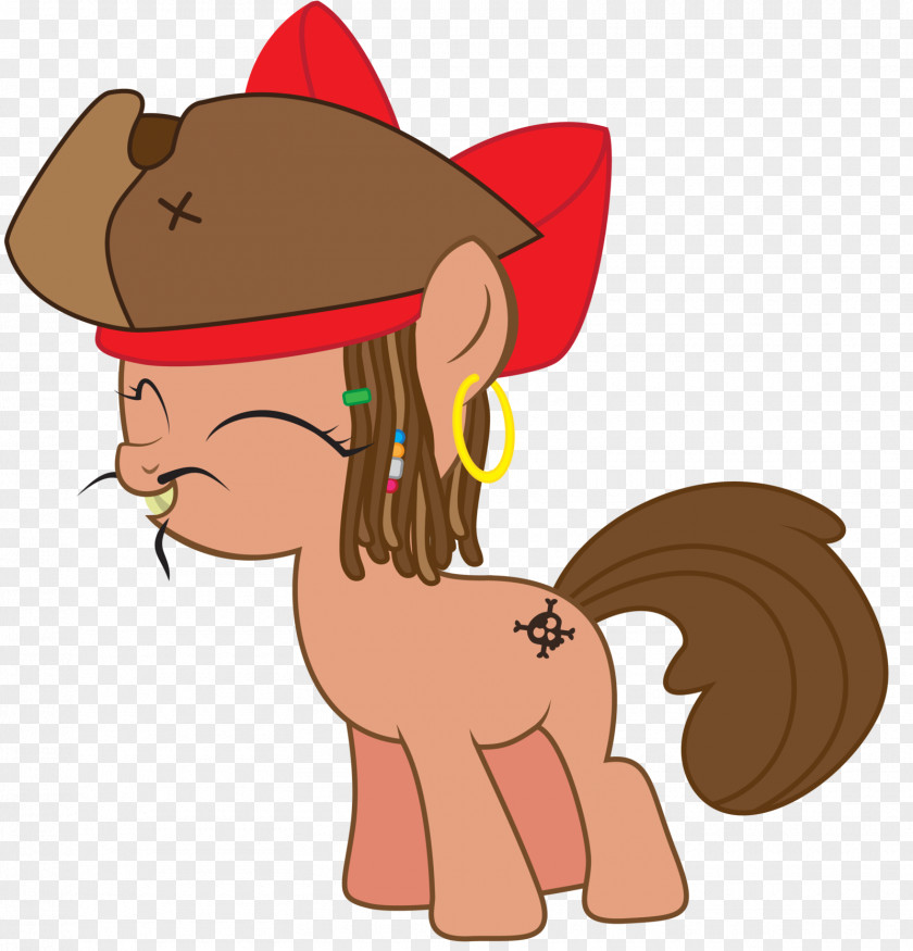 Jack Sparrow Pony Horse Applejack Apple Bloom PNG