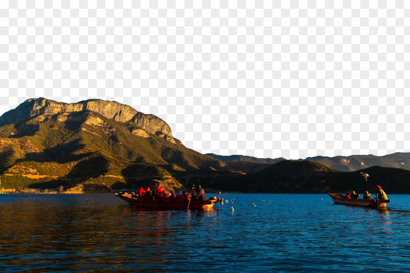 Lugu Lake Scenery Loch Landscape PNG