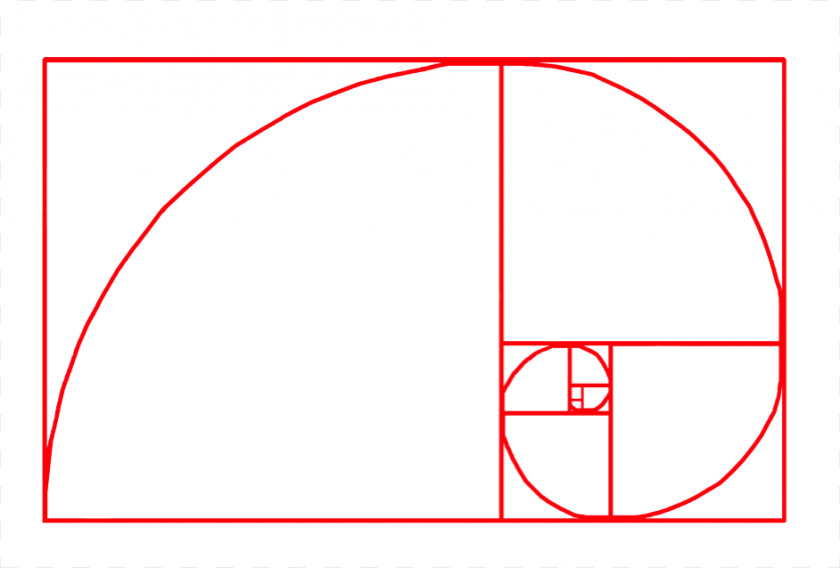 Mathematical Pictures Liber Abaci Golden Ratio Spiral PNG