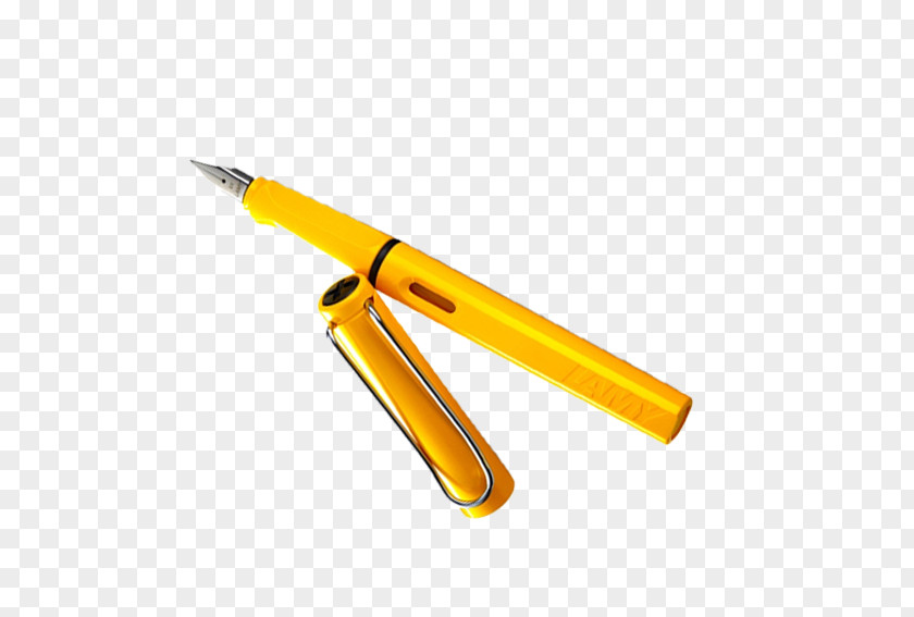 Pen Fountain Yellow PNG