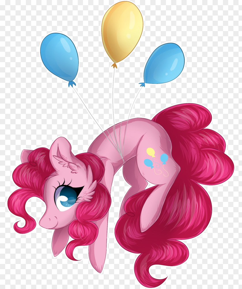 Balloon Pinkie Pie Rarity Art PNG