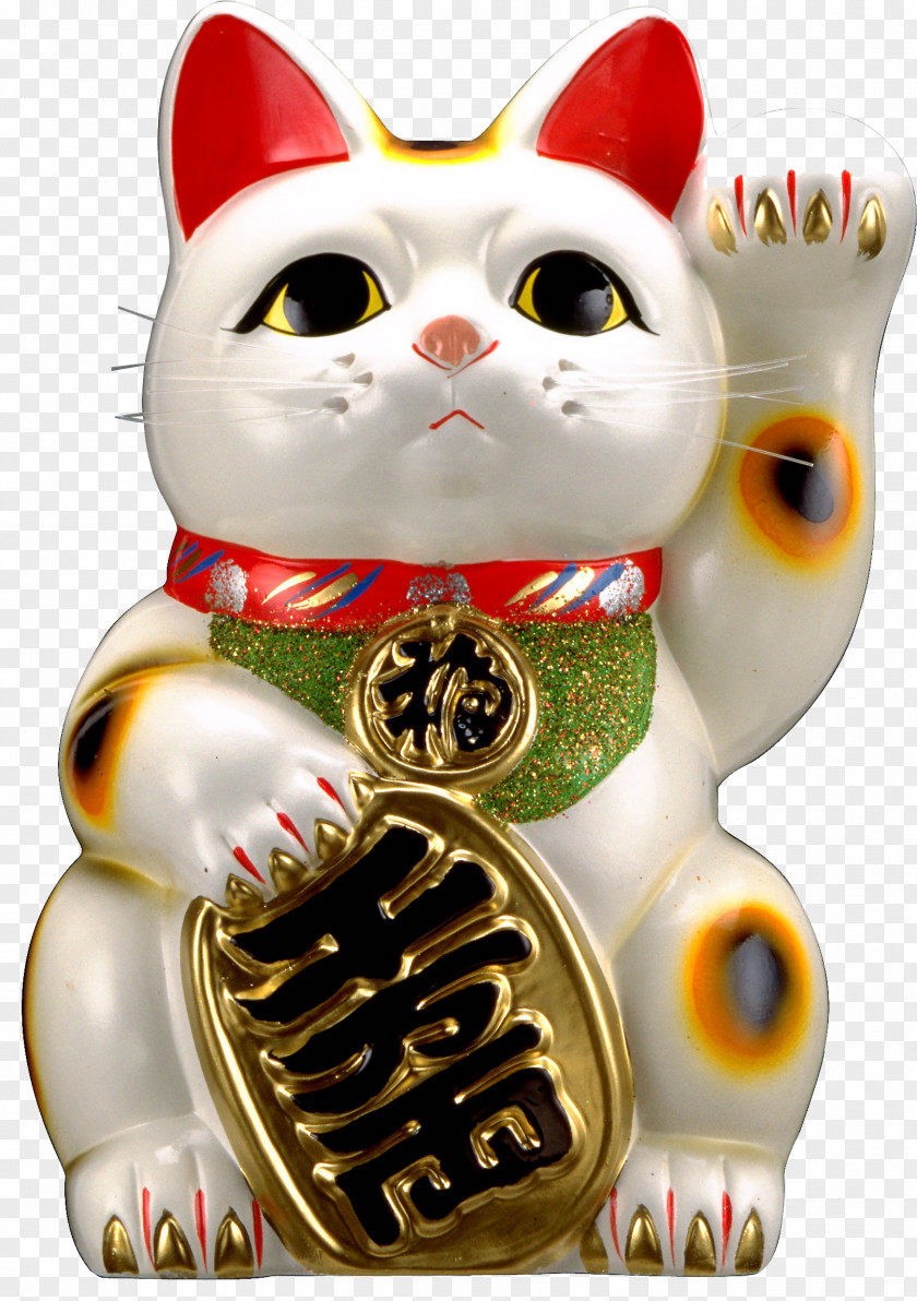 Cat Calico Maneki-neko Japan Whiskers PNG
