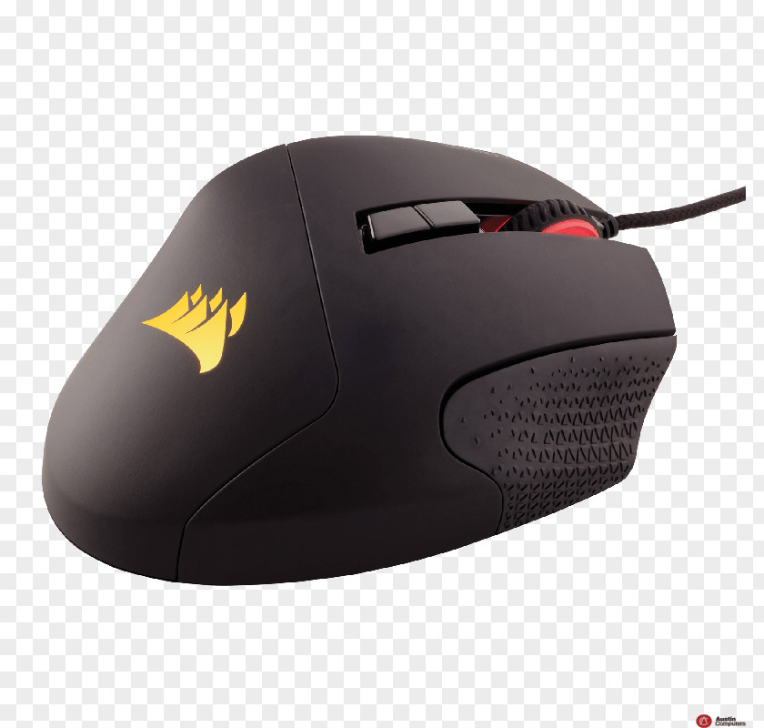 Computer Mouse Corsair Gaming Scimitar RGB Optical MOBA/MMO Mouse, USB (Yellow) PRO SCIMITAR Video Game PNG