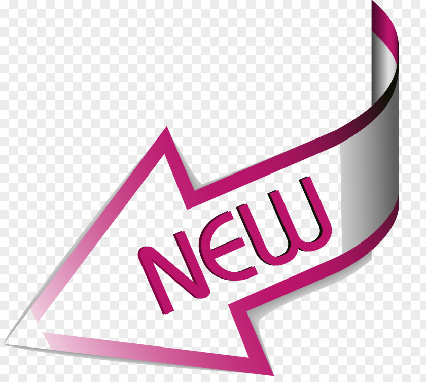 Material Property Magenta Arrow Logo PNG