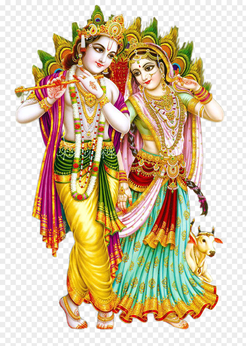 Radha Krishna Hinduism Desktop Wallpaper PNG