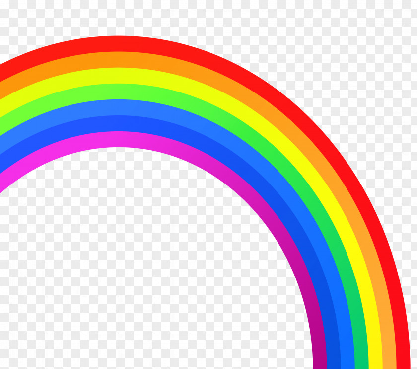 Rainbow Clipart Picture ROYGBIV Color Clip Art PNG