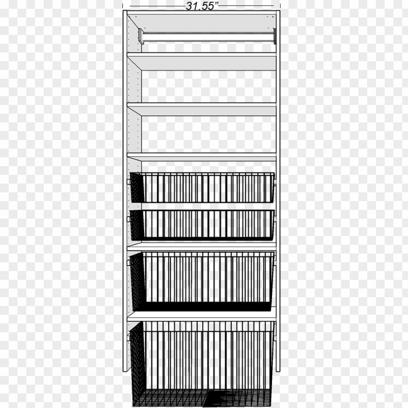 Closet Shelf Separators Line Product Design Angle PNG