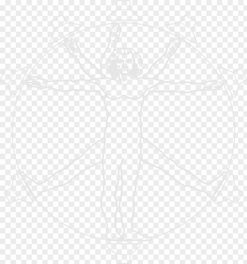 M Line Art DrawingMoth Drawing Tattoo Sketch Vitruvian Man Black & White PNG