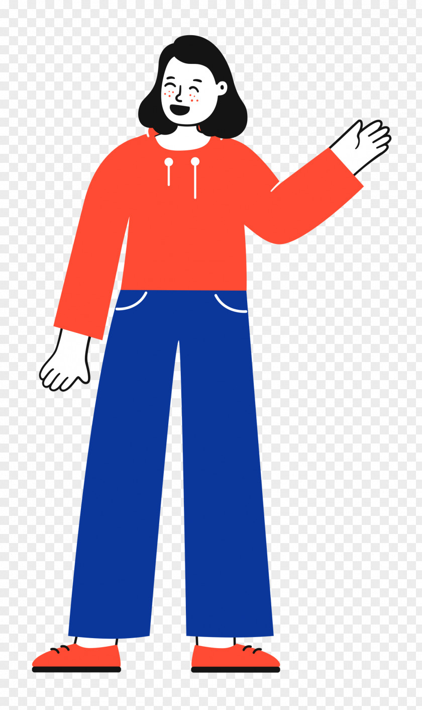 Standing Girl Woman PNG