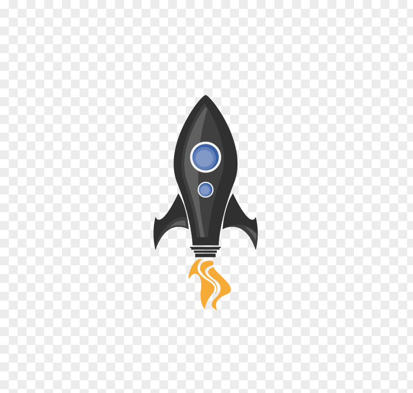 Black Rocket Clip Art PNG