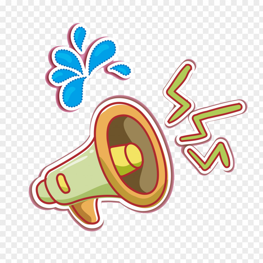 Cartoon Speaker Download Icon PNG