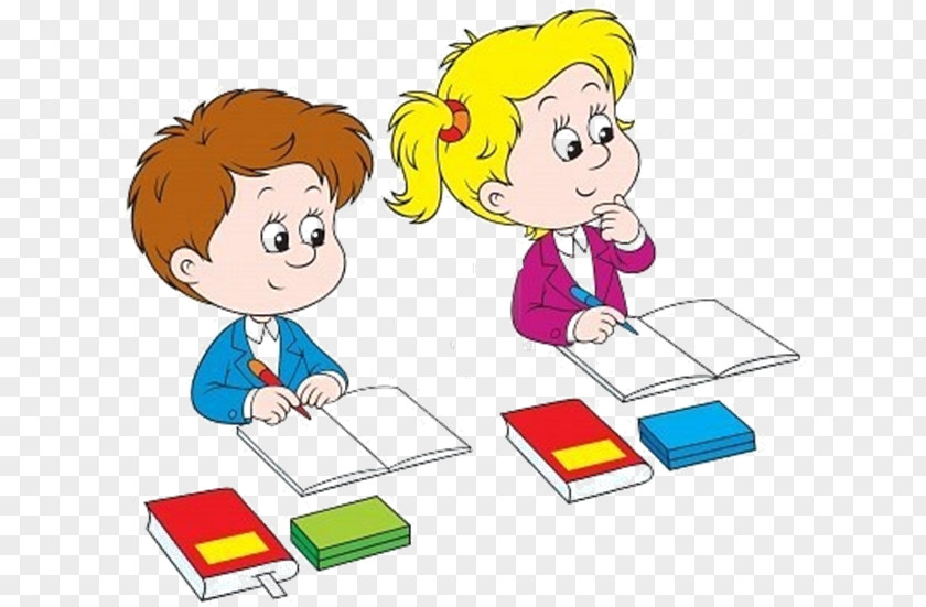 Child Writing Clip Art PNG
