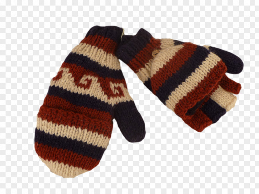 Lined Pattern Glove Wool SOCK'M Shoe PNG