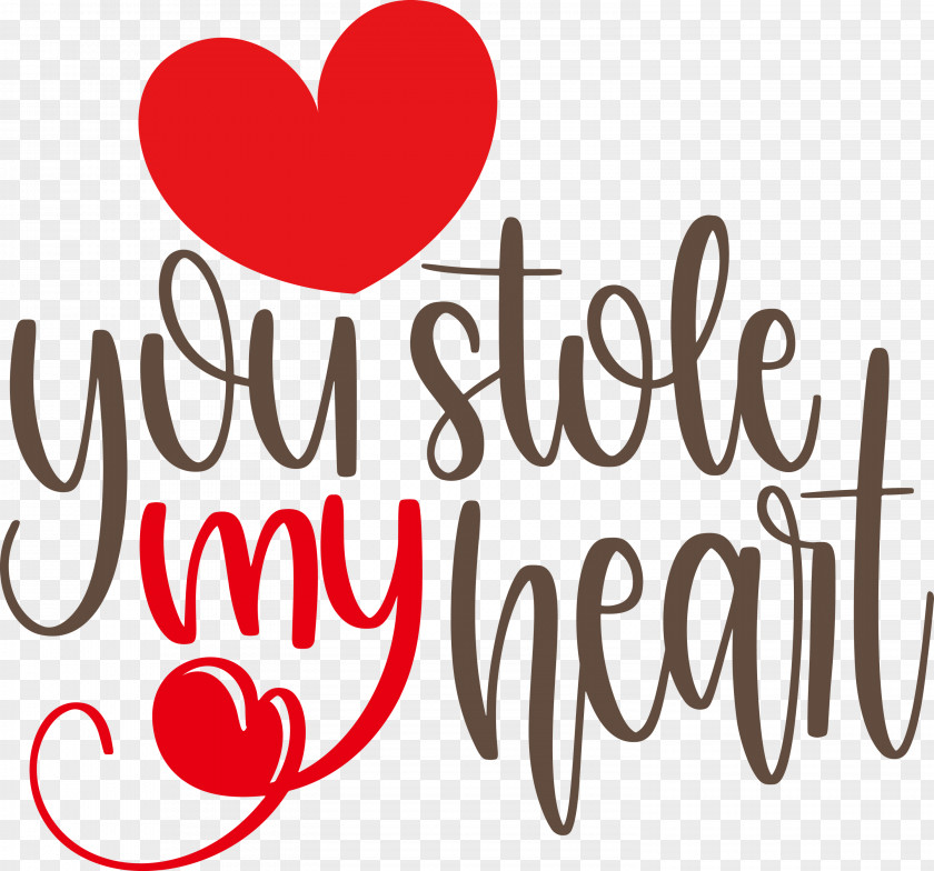 You Stole My Heart Valentines Day Quote PNG