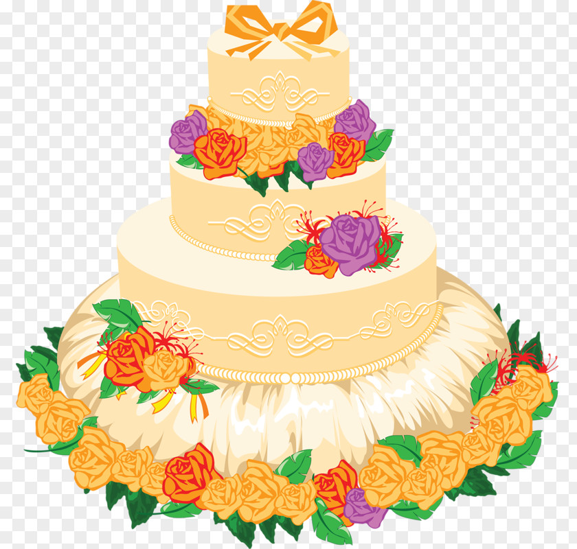 Cake Wedding Icing Clip Art PNG