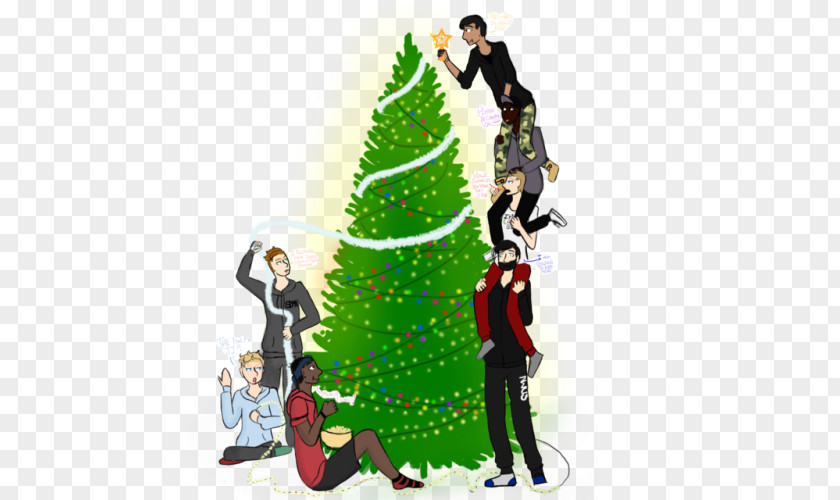 Christmas Tree Ornament Day Character Illustration PNG