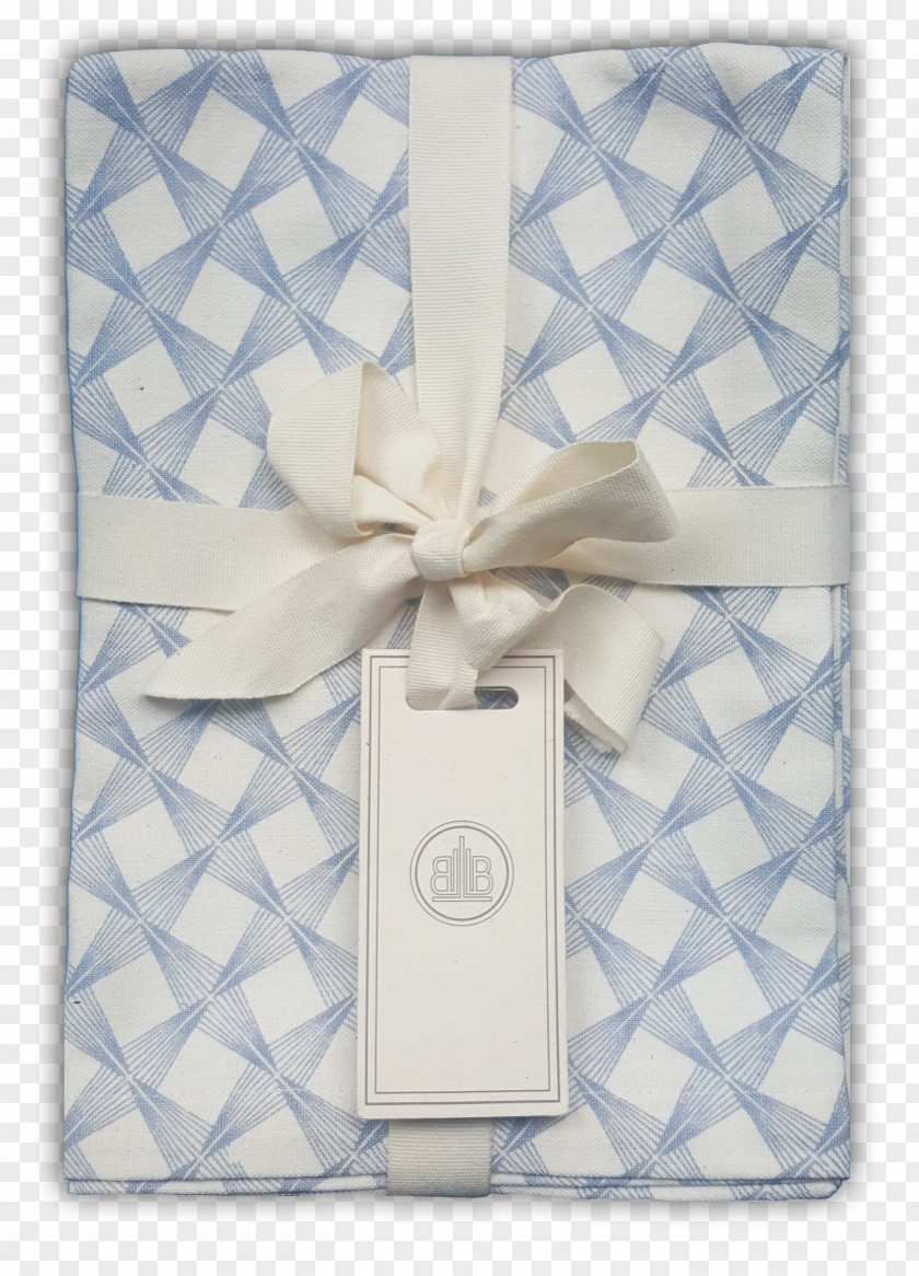 Design Towel Blue Organic Cotton PNG
