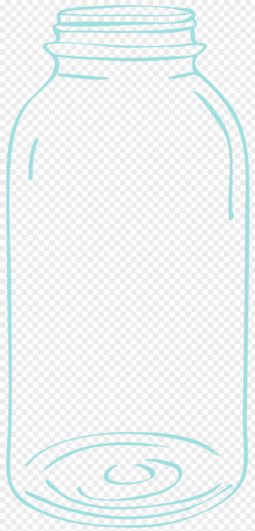 Hand-painted Bottle Line Art PNG