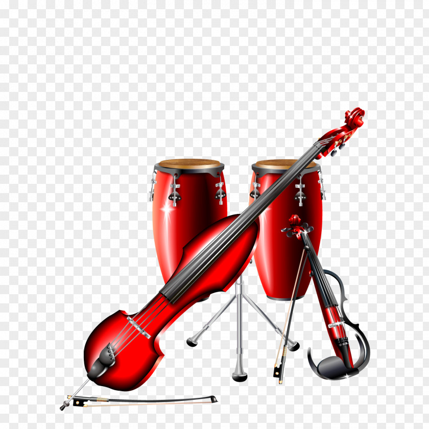 Red Jazz Drum Vector Material Drums Musical Instrument Drumming PNG