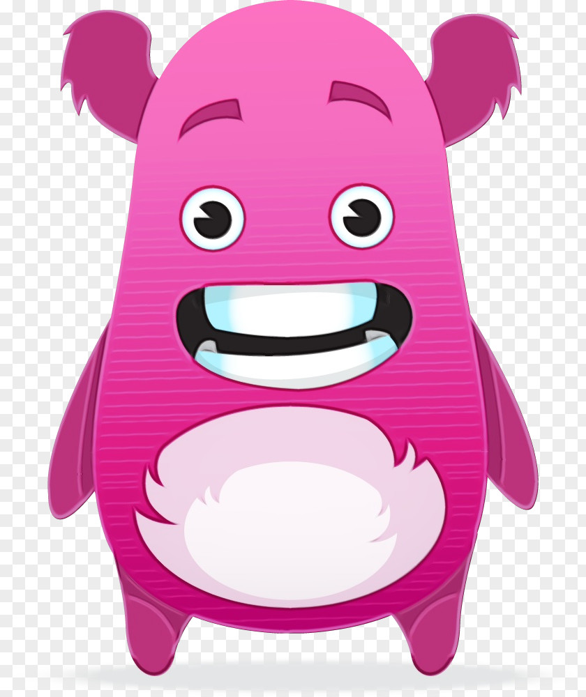 Animation Snout Cartoon Pink Magenta Clip Art PNG