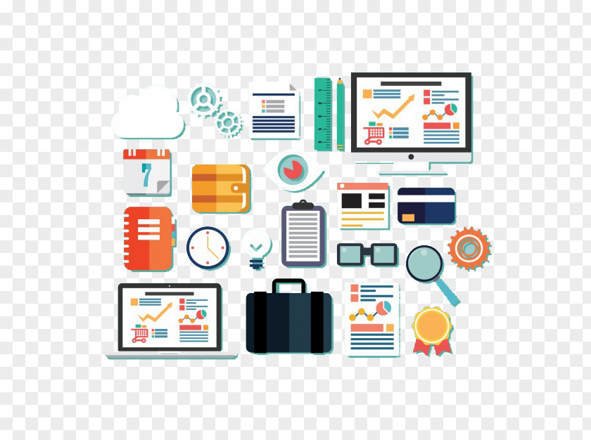 Business Office Tools Ppt Laptop Computer Notebook PNG