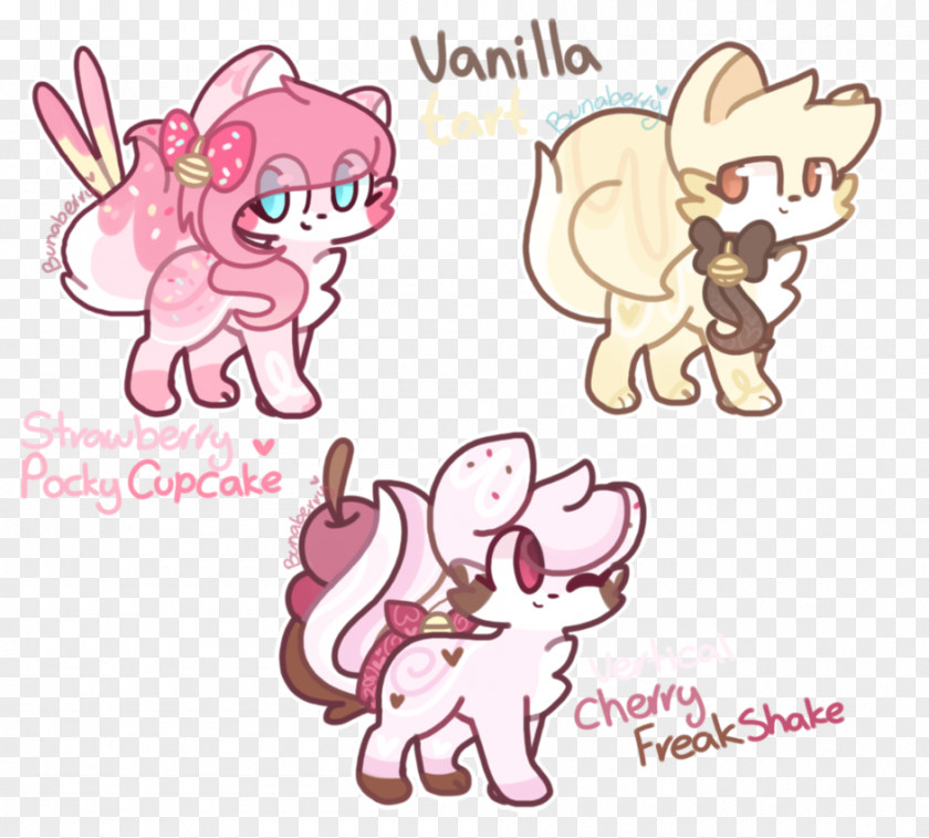 Ice Cream Neapolitan Cat Pony Art PNG