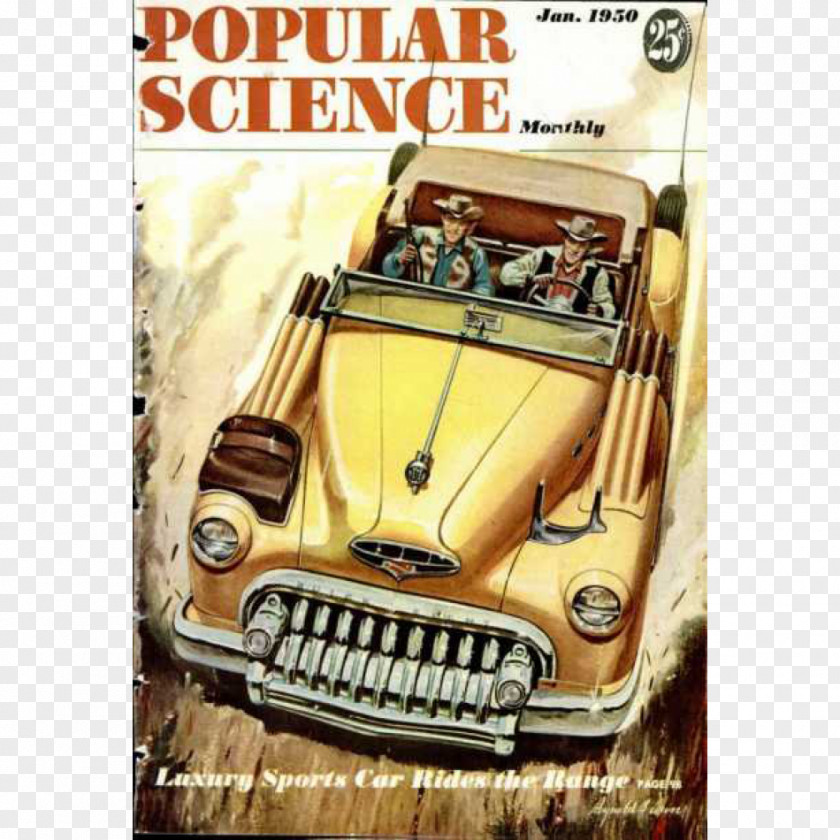 Popular Science Buick Roadmaster Vintage Car General Motors PNG