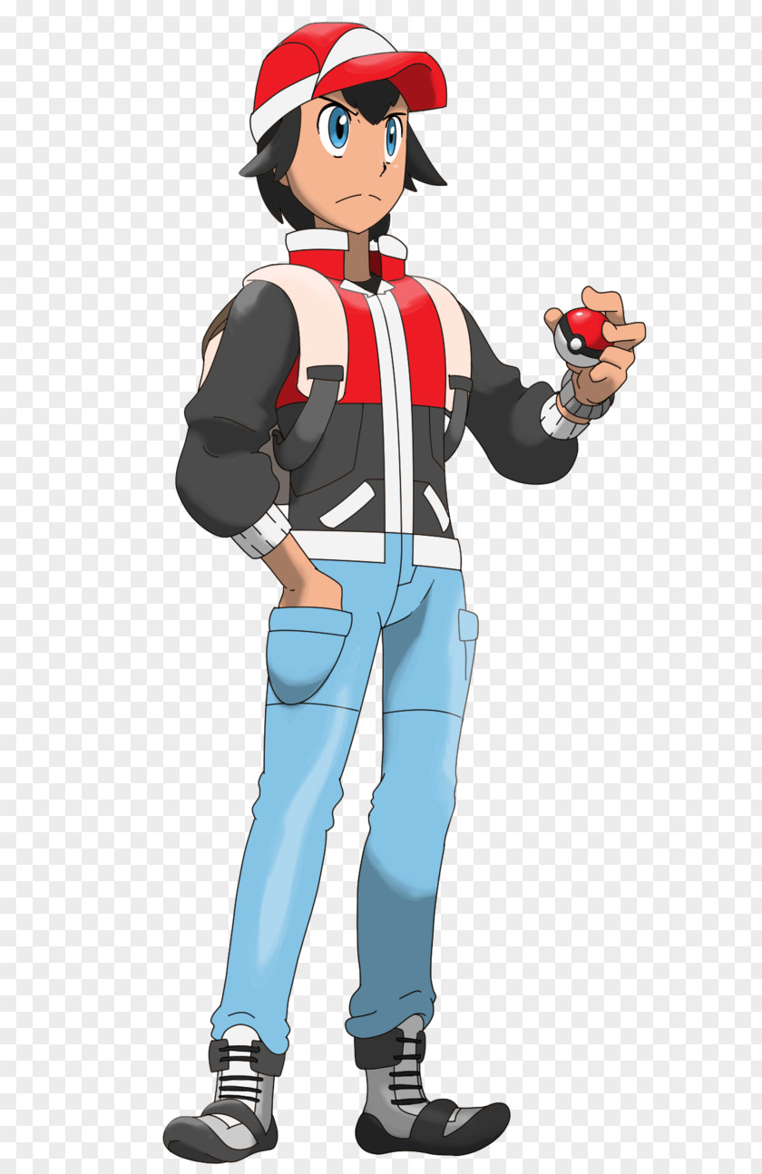 Ash Pokémon Sun And Moon Trainer Video Game Fan Art PNG