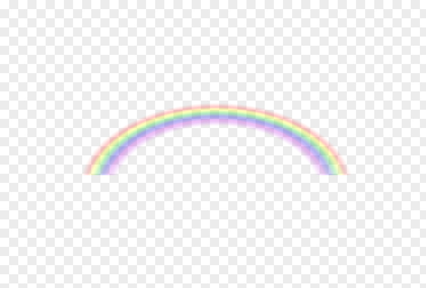 Cartoon Rainbow Circle Pattern PNG