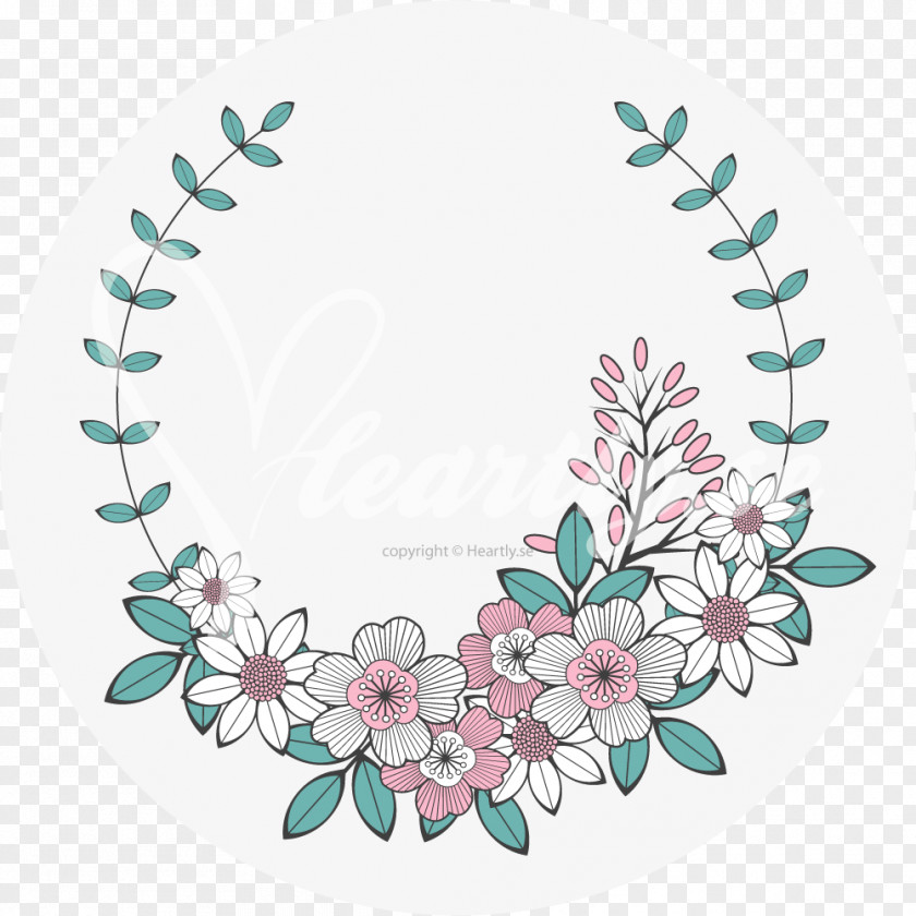 Flower Embroidery Floral Design PNG