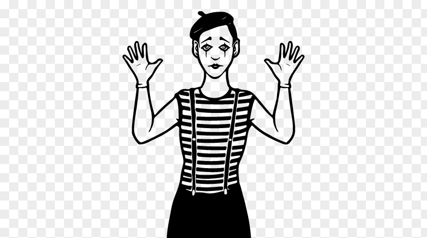 Mime Artist Drawing Clip Art PNG