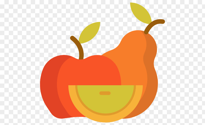 Pumpkin Apple Pear Fruit PNG