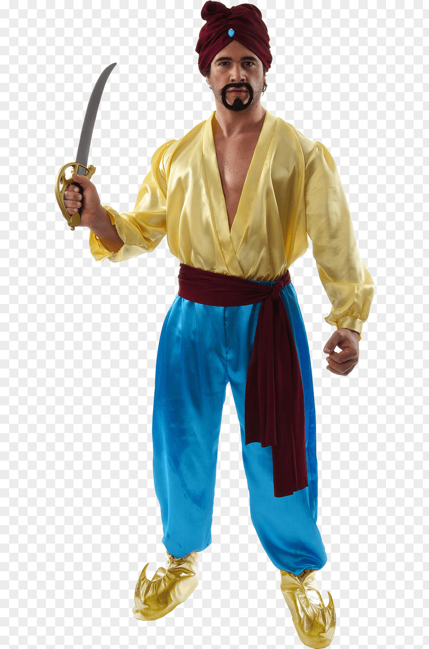 Turban Sinbad Costume Party Clothing Top PNG