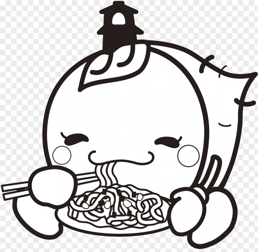 Yakisoba Fried Noodles 川越太麺焼きそば Renkei-ji Clip Art PNG