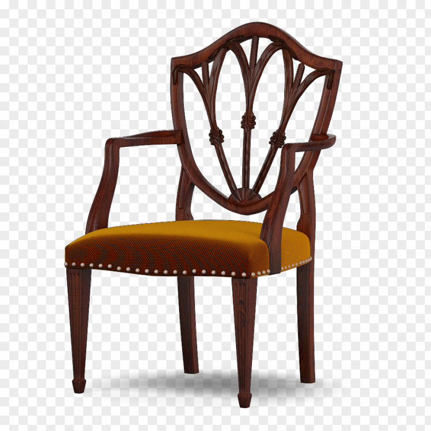 Table Chair Armrest Wood PNG