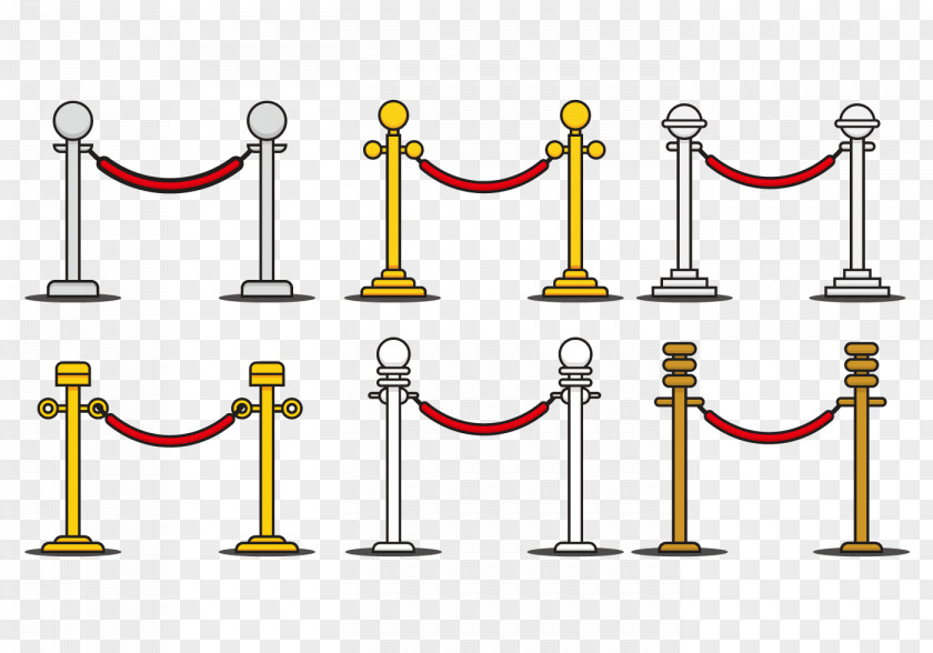 Velvet Rope Highway Euclidean Vector Wall And Crown Knot PNG
