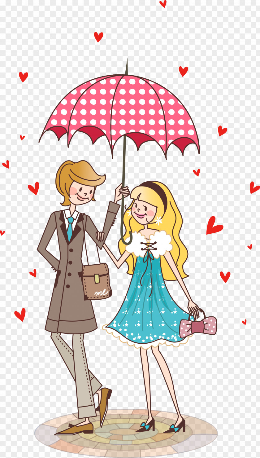 Romantic Couple Drawing Бойжеткен Clip Art PNG